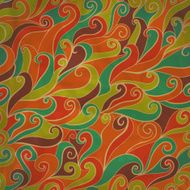 Seamless wave hand-drawn pattern N17