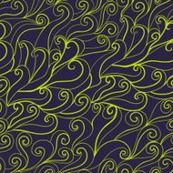 Seamless wave hand-drawn pattern N20
