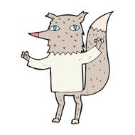 Cartoon Wolf N147
