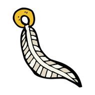 Cartoon Feather N77