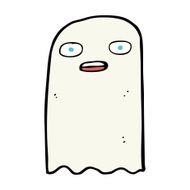 funny cartoon ghost N132