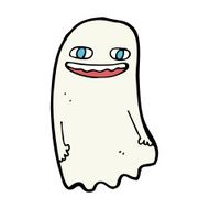 funny cartoon ghost N137