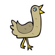 Cartoon Bird N548