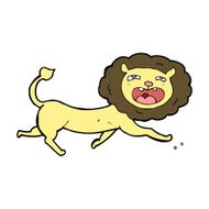 Cartoon Lion N154