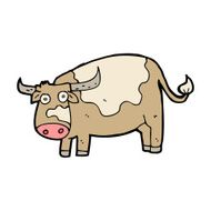 Cartoon Cow N126