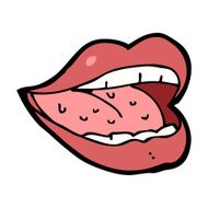cartoon smiling mouth N6