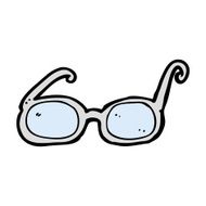 Cartoon Glasses N75