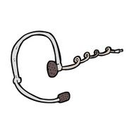 cartoon call center headset N15