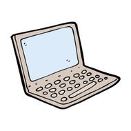Cartoon Laptop Computer N32