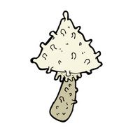 cartoon weird mushroom N23