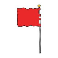 cartoon waving flag N24