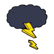 Cartoon Thundercloud N38