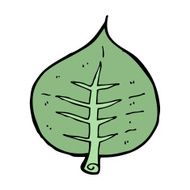 Cartoon Leaf N114