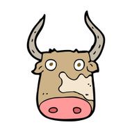 Cartoon Cow N127