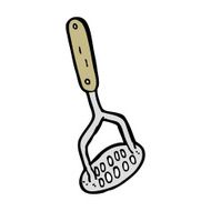 cartoon potato masher N27
