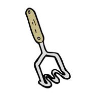 cartoon potato masher N28