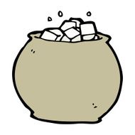 cartoon bowl of sugar N13