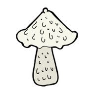 cartoon mushroom N128