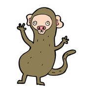 Cartoon Monkey N132