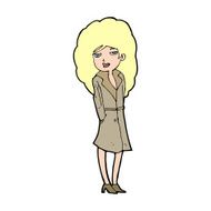 Cartoon Female Spy N46