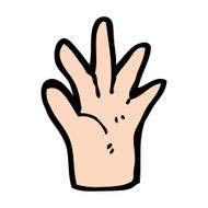 cartoon hand symbol N60