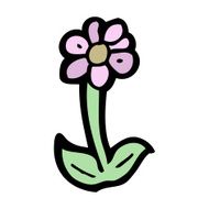 cartoon flower symbol N32