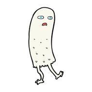 cartoon funny ghost N35