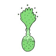 cartoon explosing chemicals N10