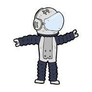 cartoon astronaut reaching N14