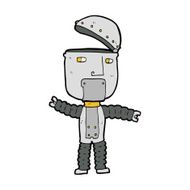 Cartoon Robot N414