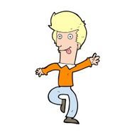 Cartoon Man Dancing N18