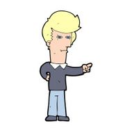 Cartoon Man Pointing N302