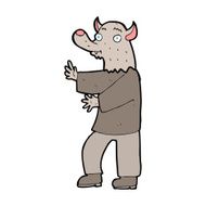 Cartoon Werewolf N53
