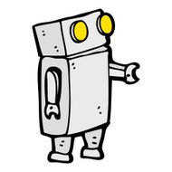 Cartoon Robot N415