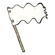 Cartoon White Flag N29