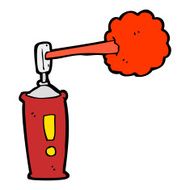 cartoon spray can N137