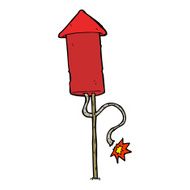 cartoon firework N76