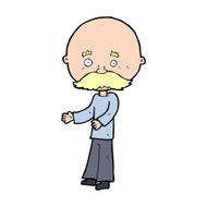 Cartoon Man With Mustache N154