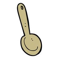 Cartoon Spoon N62