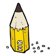 cartoon pencil stub N12