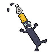 cartoon pen character N14