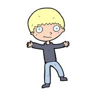 cartoon happy boy N364