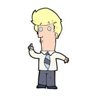 cartoon man with question N25