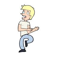 cartoon stressed out man N35