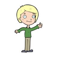 cartoon happy boy N368