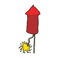 cartoon firework N77
