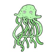 Cartoon Octopus N127