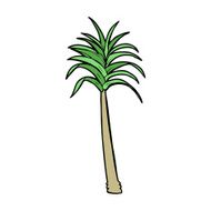 Cartoon Palm Tree N85