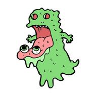 cartoon gross ghost N73