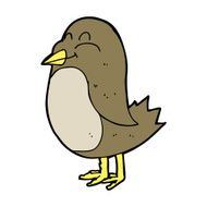 Cartoon Bird N552